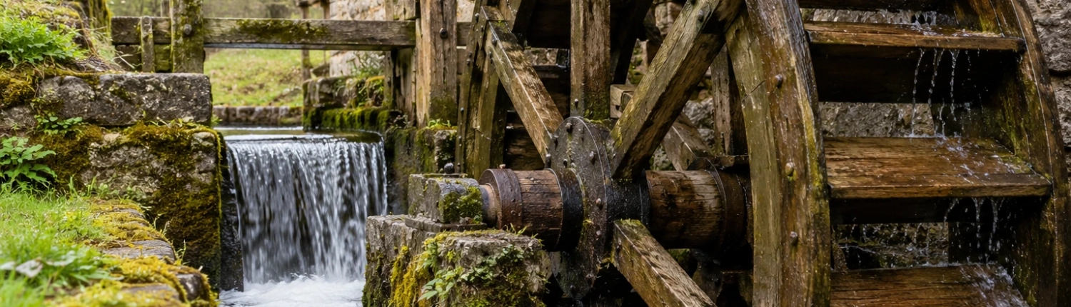 Moulin à roue — Auvergne-Rhône-Alpes