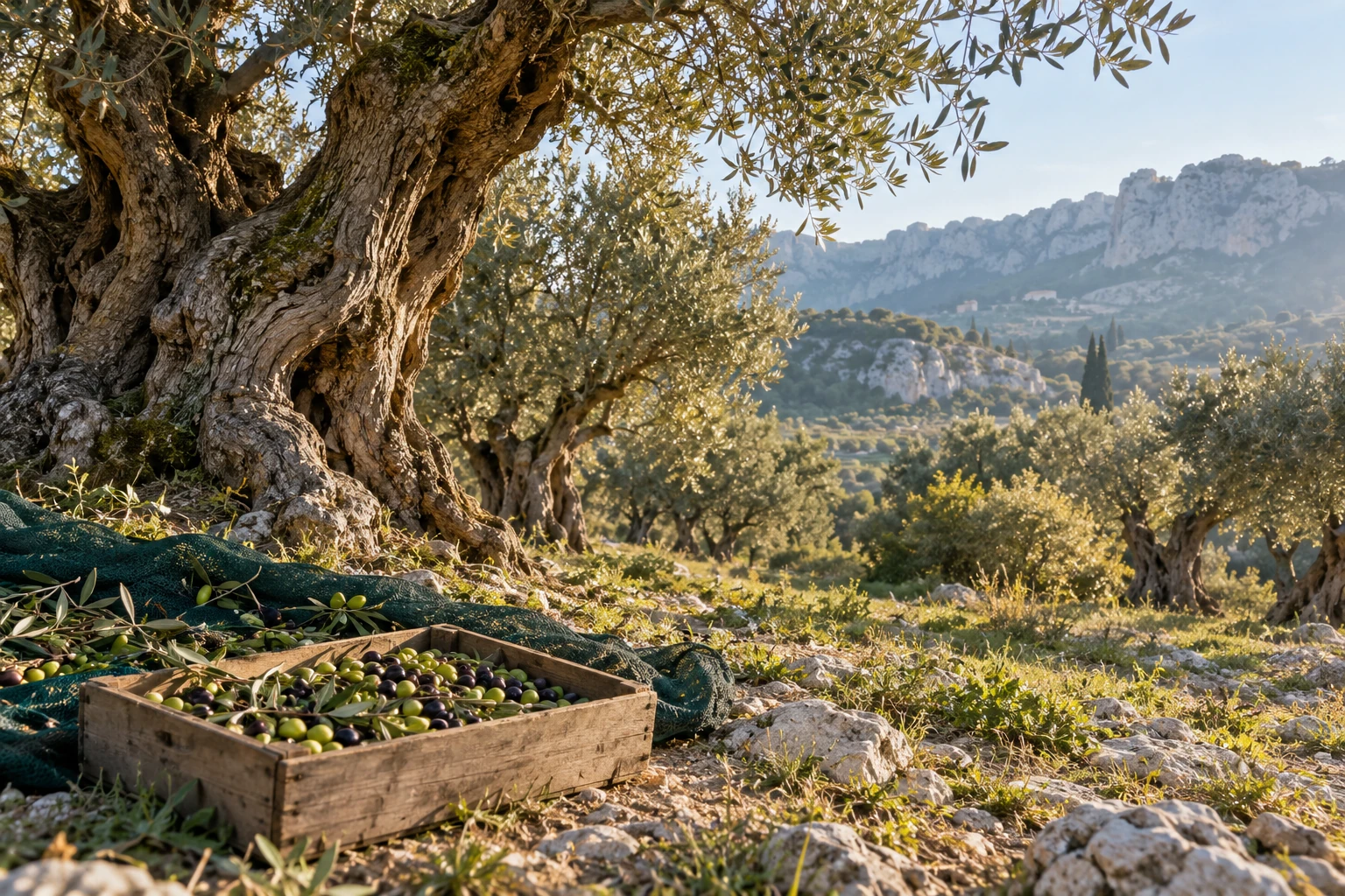 Oliviers recolte — Provence-Alpes-Côte d’Azur